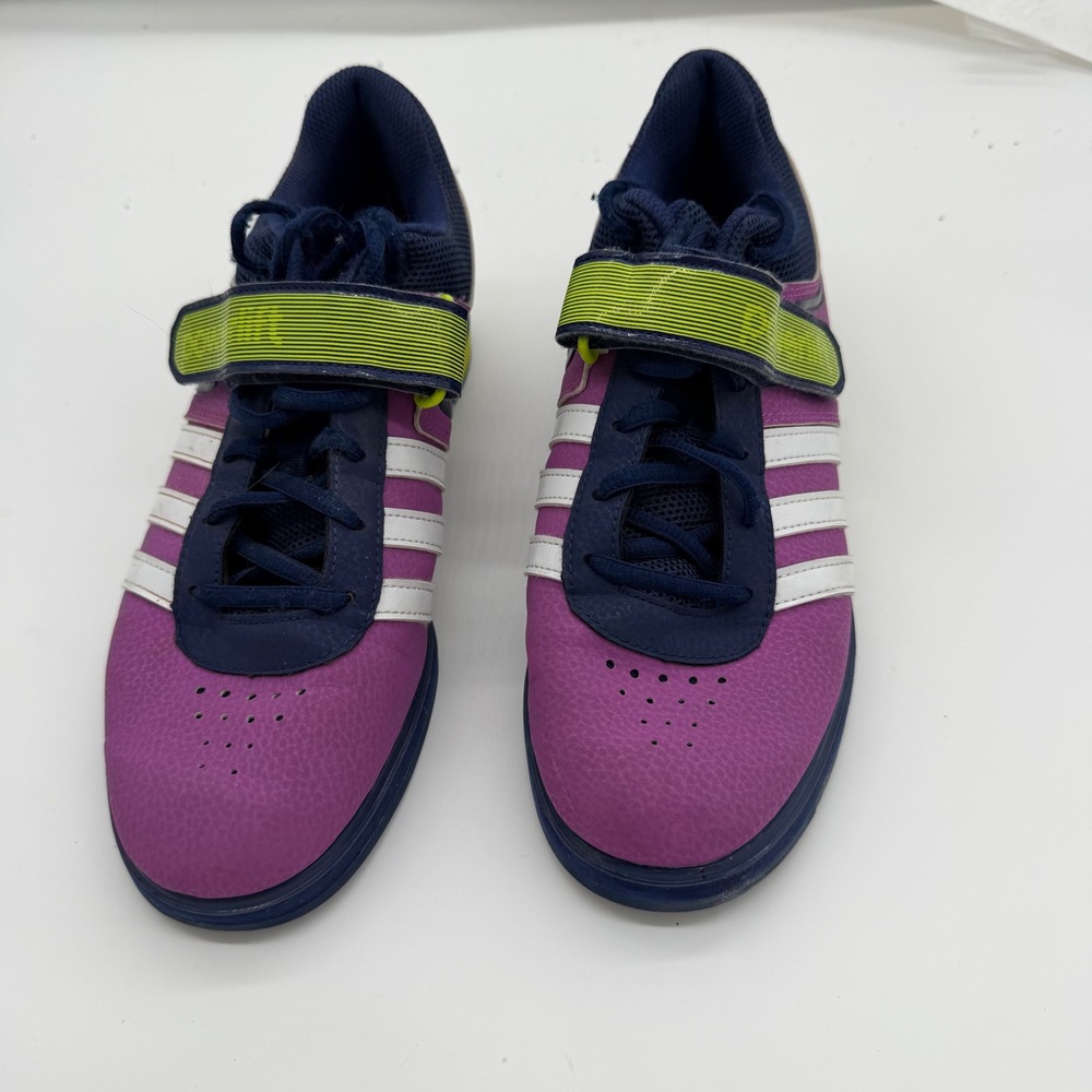 Adidas Power Perfect 2 Weightlifting Shoes Pink Navy B39860 Womens 9.5